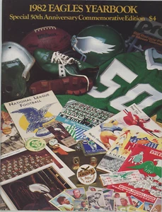 1982 Philadelphia Eagles Official Yearbook NEAR MINT Condition 50th ANNIVERSARY - Picture 1 of 1