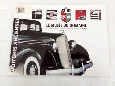 "BROCHURE-CATALOGUE MUSÉE DU DOMAINE - VOITURES ANCIENNES / VINTAGE CARS - Image 1 of 4