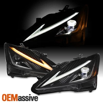 2006-2013 Lexus IS250 IS350 Full LED Headlights Lights Lamps Left + RIght 06-13 - Image 1 of 4