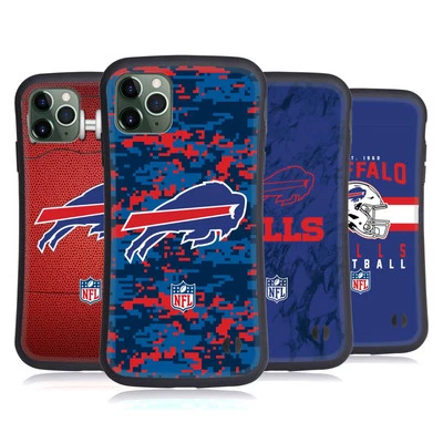 OFFICIAL NFL BUFFALO BILLS GRAPHICS HYBRID CASE FOR APPLE iPHONES PHONES - Image 1 of 4
