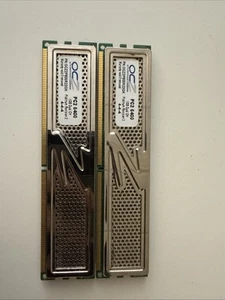 A pair of 2 OCZ Platinum Rev 2 DDR2 PC2-6400 2GB (1GB x 2) Desktop RAM sticks - Picture 1 of 1