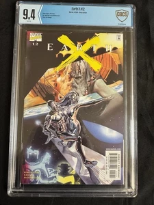 Earth X #12 CBCS 9.4  1st App Shalla-bal Silver Surfer White IMO Better Than CGC - Picture 1 of 2