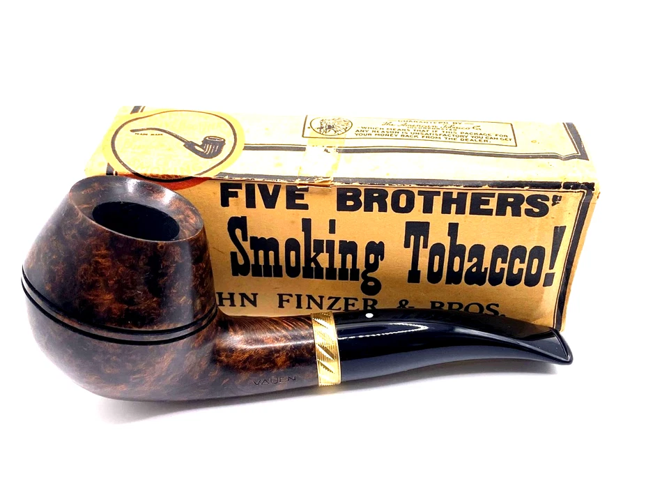 VAUEN Pfeife Troja 146 Neuheit Winter 2025 - braun poliert 9mm Filter - Bild 1 von 1