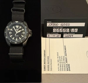 CWC Quartz Divers Watch Mk.2 SBS No Date, Black PVD (SF300 QS120) Complete - NEW - Bild 1 von 9