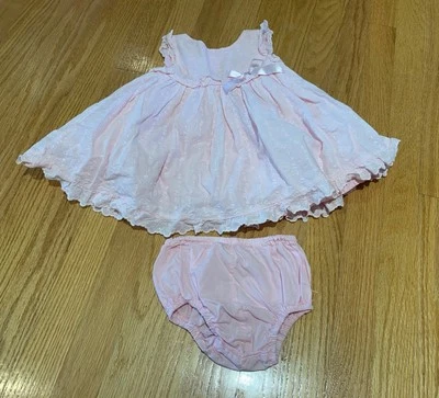 Jillian's Armario Niñas Solero Con Fondo Talla 12M Rosa Fiesta de Verano Foto 1 de 4