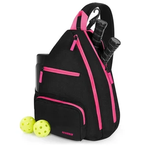 Rosa Pickleball Tasche für Damen & Herren Pickle Ball Rucksack - verbesserte Reißverschlüsse L... - Bild 1 von 6