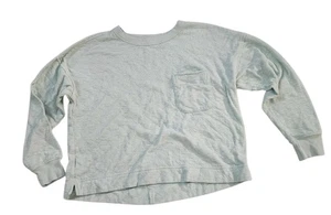 Suéter Kohls So Brand verde azulado con bolsillo en el pecho ajuste suelto ligero - Imagen 1 de 12