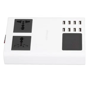 (wtyczka UE) 8-portowa ładowarka USB LCD Zasilacz Wiele ładowarek USB❀ - Zdjęcie 1 z 24