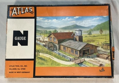 🏠Atlas N Gauge Log Mill No.2859 F/SH - Image 1 of 4