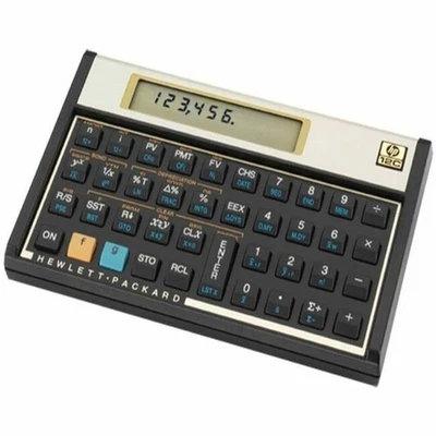 HEWLETT-PACKARD 12C Scientific Graphing HP Calculator - WARRANTY - Image 1 of 2