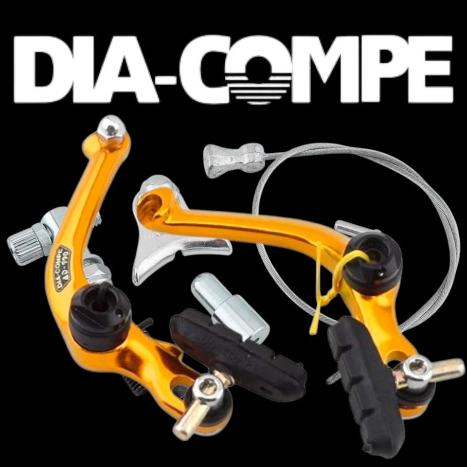 Kit de frenos en U Dia Compe AD-990 con herrajes FS-990 dorado Foto 1 de 1
