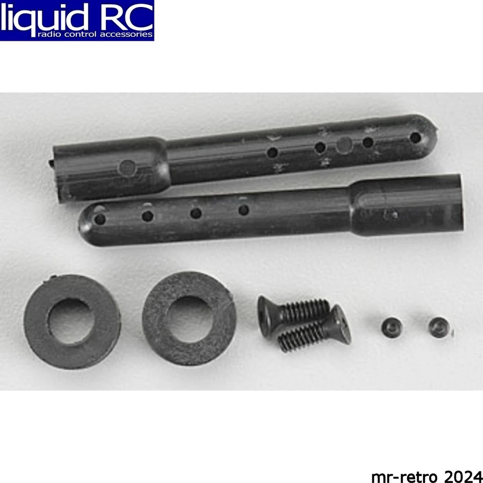Duratrax C2612 Nylon Body Post Black 2 Inch (2) - Image 1 of 1