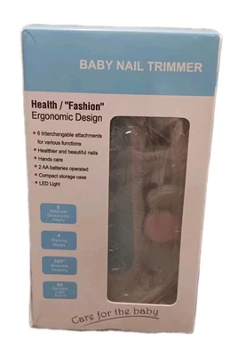Kit de tampão e aparador de unhas elétrico para bebês - Imagem 1 de 4