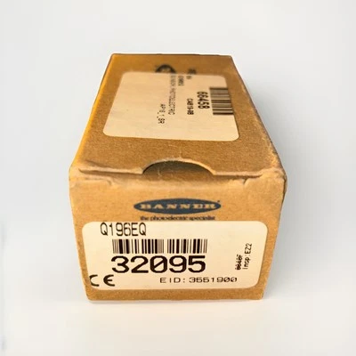 BANNER ENGINEERING Q196EQ PHOTOELECTRIC SENSOR. NEW IN BOX! FREE SHIPPING!    B2 - Image 1 of 4