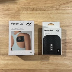 Dispositivo de terapia de vibración térmica Hyperice Venom Go y paquete de recargas de almohadillas NUEVO sellado - Imagen 1 de 9