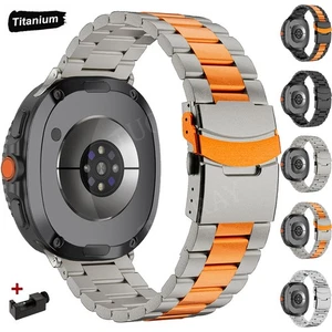 Correa de titanio para reloj Samsung Galaxy 8/Ultra 2/8 clásico pulsera de metal - Imagen 1 de 20