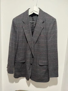 Vintage Merit Herringbone Wool Sport Coat Blazer 44R - Picture 1 of 7