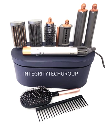 Genuine Dyson Airwrap Multi-Styler Complete Long Nickel/Copper + Brushes (USED) - Image 1 of 4