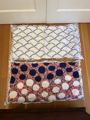 Urban Outfitters Anthropologie TAHLA 2 fundas acolchadas King 100 % algodón floral Foto 1 de 4