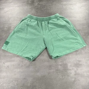 ADIDAS SHMOO FEATHERWEIGHT SHORT Adult Small Green Skater Faded Wash Baggy - Picture 1 of 11