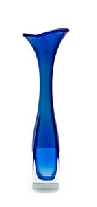 VINTAGE BO BORGSTROM JACK IN THE PULPIT GLASS VASE FOR ASEDA SWEDEN 1960s. - Picture 1 of 9