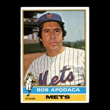 Bob Apodaca 1976 Topps New York Mets #16 Set Break Filler!