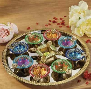 Diwali Diya 10 Piece Set itm. 1784872 - Picture 1 of 6
