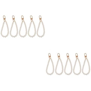 2 PCS Pearl Key Chain Protective Pendant Decorative Lanyard - Zdjęcie 1 z 12
