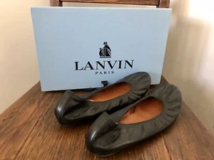 Lanvin Ballet Flats – Black Leather – Size 35.5 – immaculate condition - Picture 1 of 6