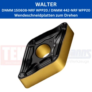 10 x WALTER DNMM 150608-NRF WPP20 / DNMM 442-NRF WPP20 para acero y fundición - Imagen 1 de 1