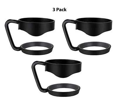 Paquete de 3 mangos negros para vaso de 30 oz Foto 1 de 2