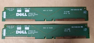2 x Dell 184-PIN PWB 9578D REV A02 Memory Rambus RDRAM - Picture 1 of 1