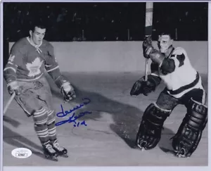 Autographed Dave Keon Maple Leafs Photo Terry Sawchuk JSA - Picture 1 of 2