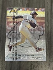 1999  TONY GWYNN  TOPPS FINEST  FRANCHISE RECORDS