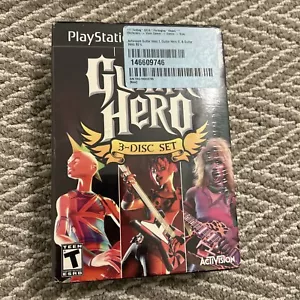 Guitar Hero 3-Disc Set (Sony PlayStation 2, 2008) PS2 - *NEW SEALED* - Picture 1 of 6