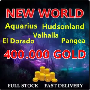 NEW WORLD Gold Coins 400K / 400.000 NW Coin -Any Server US West East Fast & Safe - Picture 1 of 1