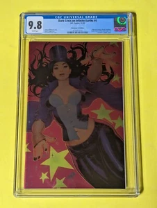 Dark Crisis on Infinite Earths #4 CGC 9,8 casi nuevo+ variante de lámina Nakayama NYCC 2022 - Imagen 1 de 10