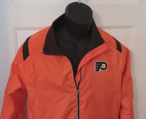 NHL - FLYERS - Windbreaker - Size M - Clean Pristine & Cool Cover