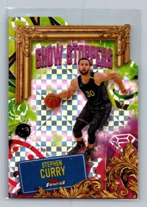 2024-25 Finest #S-3 Stephen Curry Showstoppers refractor geométrico - Imagen 1 de 2
