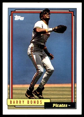 Barry Bonds 1992 Topps #380 Piratas MLB LEER ENVÍO GRATUITO AutographDen Foto 1 de 2