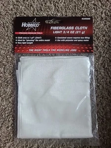 Hobbico Fiberglass Cloth Light 3/4 oz ( 21G) ITEM # HCAR5000. Cloth Is 1 Yd2 - Picture 1 of 3