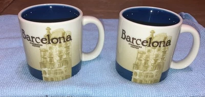 Starbucks Coffee 3oz Demitasse Mini Mug Barcelona Espresso Global Icon 2012 - Image 1 of 4