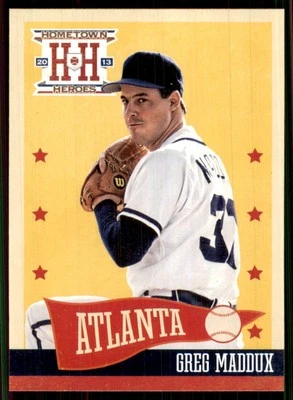 2013 Panini Hometown Heroes #134 Greg Maddux Atlanta Braves - Image 1 of 2