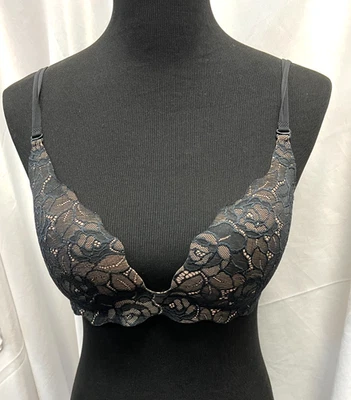 Sujetador push up Bali Beauty negro con encaje, talla 36 - DD8 Foto 1 de 4