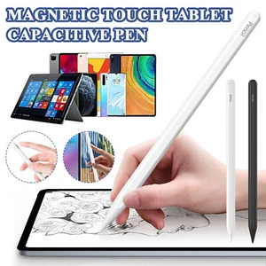 For Apple iPad 2018-2024 Capacitive Pen Tablet Stylus Touch Screen Magnetic Pen - Picture 1 of 13