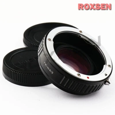 Pixco 0.72x Focal Reducer Booster Adapter for Pentax K lens to Micro 4/3 OM-D G5 - Image 1 of 4