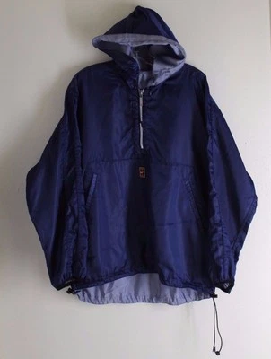 Chaqueta cortavientos Nike vintage años 90 azul marino funky genial talla M Foto 1 de 4