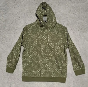 EVERAFTER BRAND Green Paisley Blake Sweatshirt Hoodie Boys Size 14 XL-Ships Fast - Picture 1 of 4