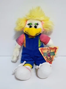 ShowBiz Pizza Helen Henny 12 Zoll Plüsch 90er SELTEN 1996 Vintage Chuck E Cheese's Neu mit Etikett - Bild 1 von 7