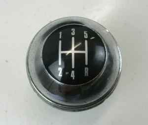 BMW MINI Cromado y Cuero Negro Perno de engranaje 5 Velocidades para R50 R52 Genuino Usado - Imagen 1 de 5